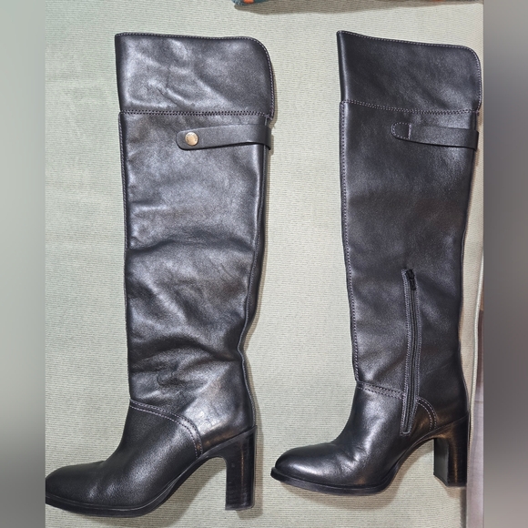 See by Chloe Camel Leather Over the Knee Boots size 6 - Picture 6 of 10